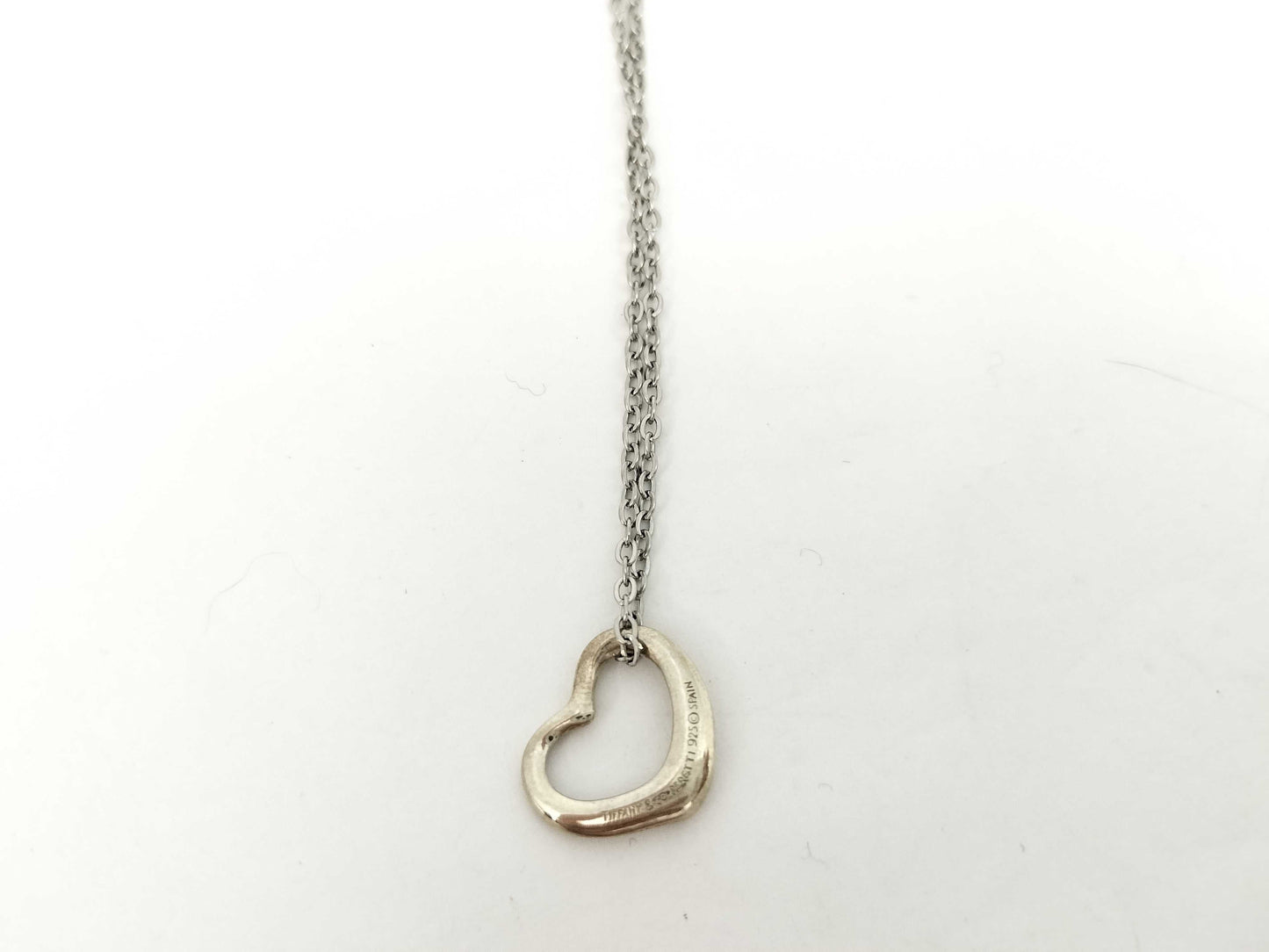 Tiffany & Co. Tiffany & Co. Open Heart Tiffany Necklace Open Heart 925 Non-Original Chain Necklace