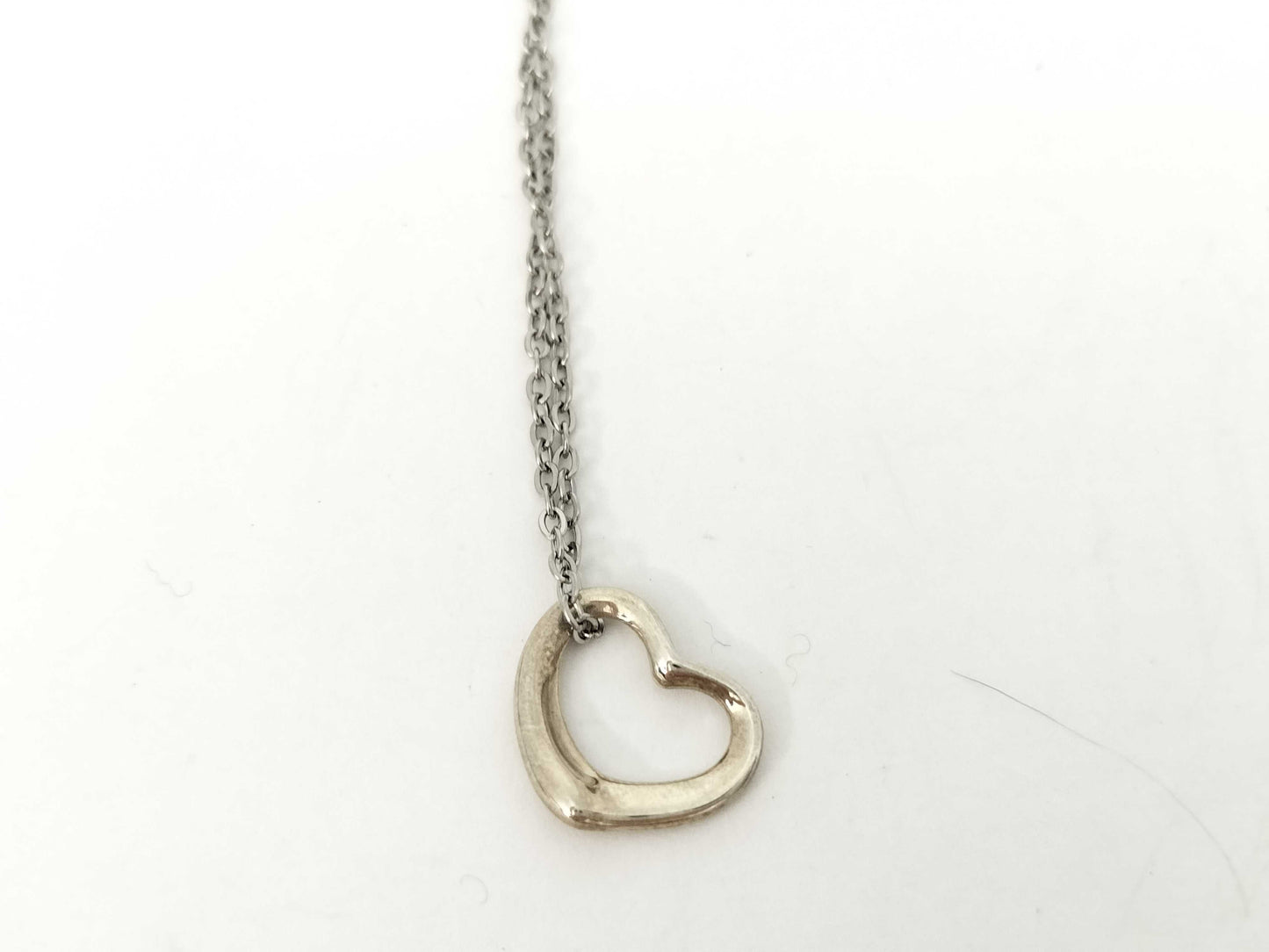 Tiffany & Co. Tiffany & Co. Open Heart Tiffany Necklace Open Heart 925 Non-Original Chain Necklace