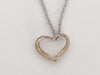 Tiffany & Co. Open Heart Tiffany Necklace Open Heart 925 Non-Original Chain Necklace
