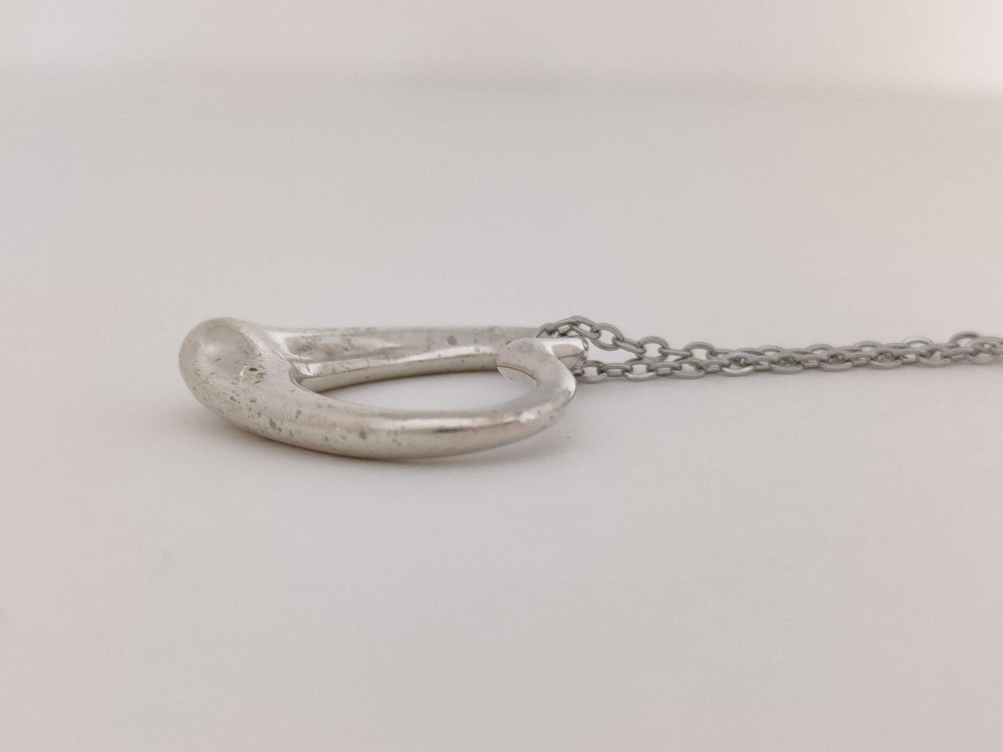 Tiffany & Co. Open Heart Tiffany Necklace Open Heart 925 Non-Original Chain Necklace