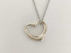 Tiffany & Co. Open Heart Tiffany Necklace Open Heart 925 Non-Original Chain Necklace