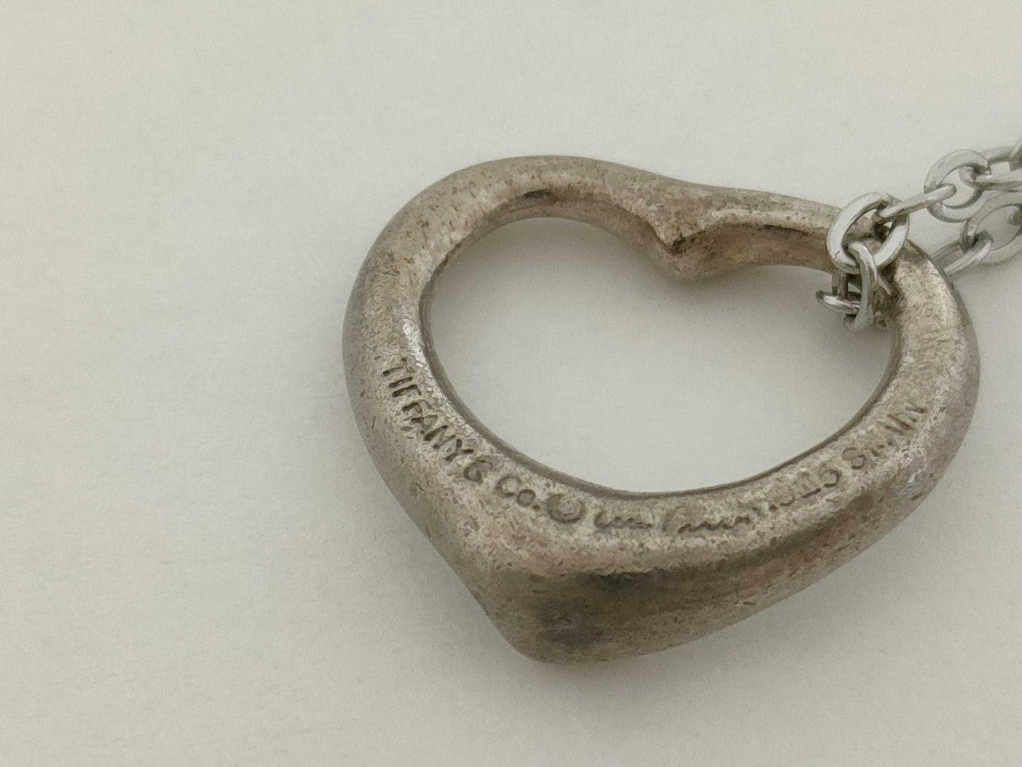 Tiffany & Co. Open Heart Tiffany Necklace Open Heart 925 Non-Original Chain Necklace