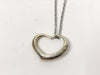 Tiffany & Co. Open Heart Tiffany Necklace Open Heart 925 Non-Original Chain Necklace