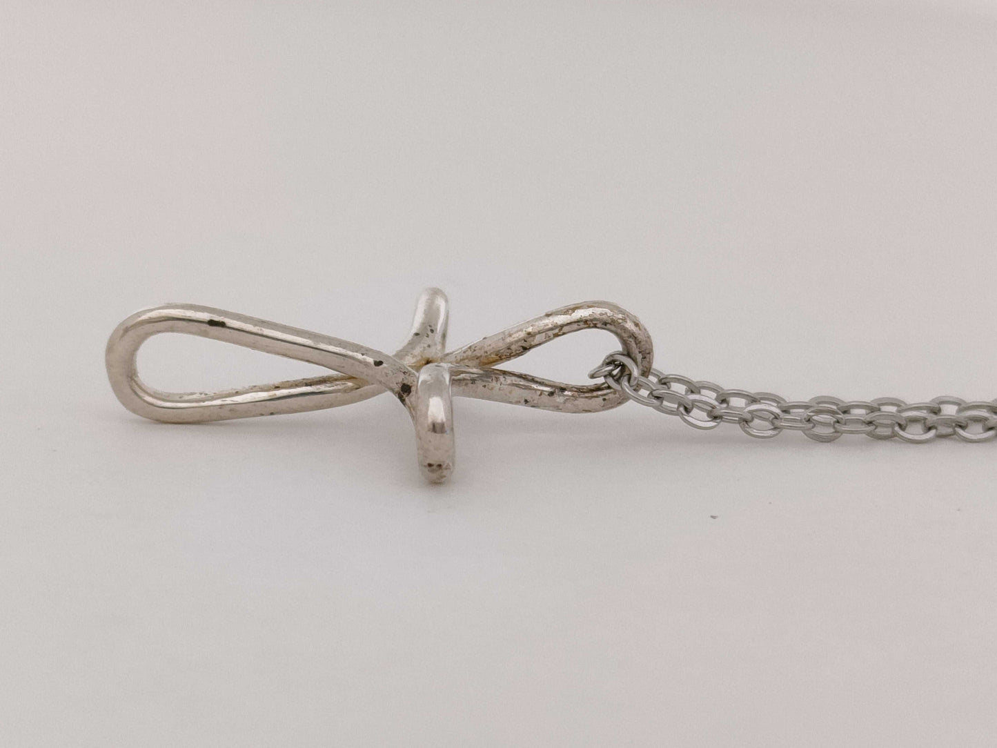 Tiffany & Co. Infinity Tiffany Necklace Infinity Cross Non-Original Chain Necklace
