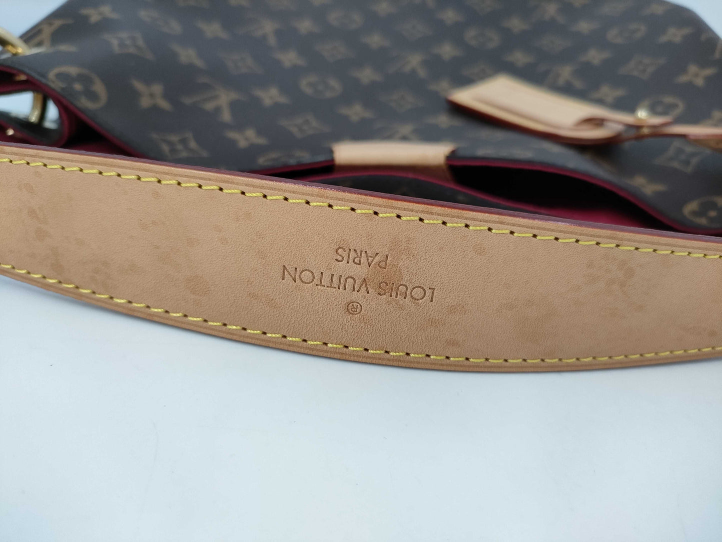 LOUIS VUITTON Monogram Graceful PM M43700 Brown RFID Enabled Tote Bag