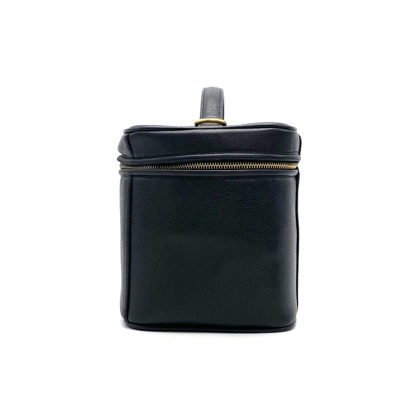 CHANEL CHANEL Coco Mark 2-way Caviar Skin Vanity Shoulder Bag