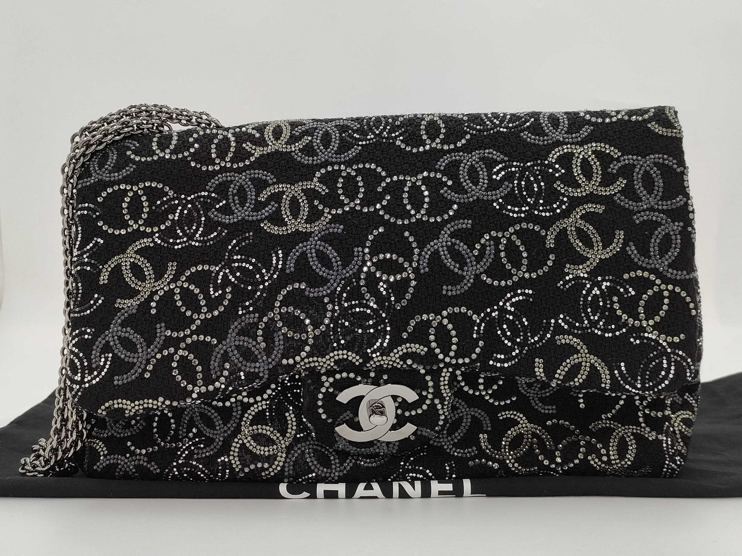 CHANEL Tweed Shoulder Bag from the Paris-Shanghai Collection