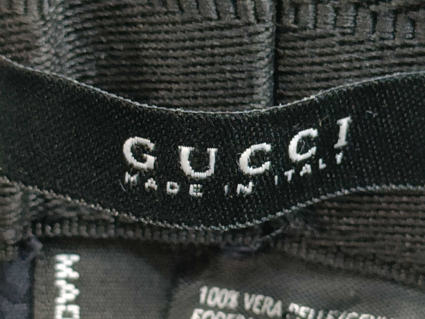 GUCCI Hat 116741 Black Cotton Size 58 Other Apparel