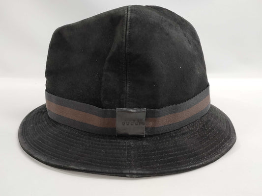 GUCCI Hat 116741 Black Cotton Size 58 Other Apparel