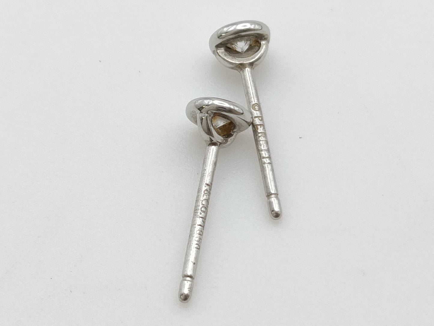 Tiffany & Co. By the Yard Diamond PT950 2.2g Earrings
