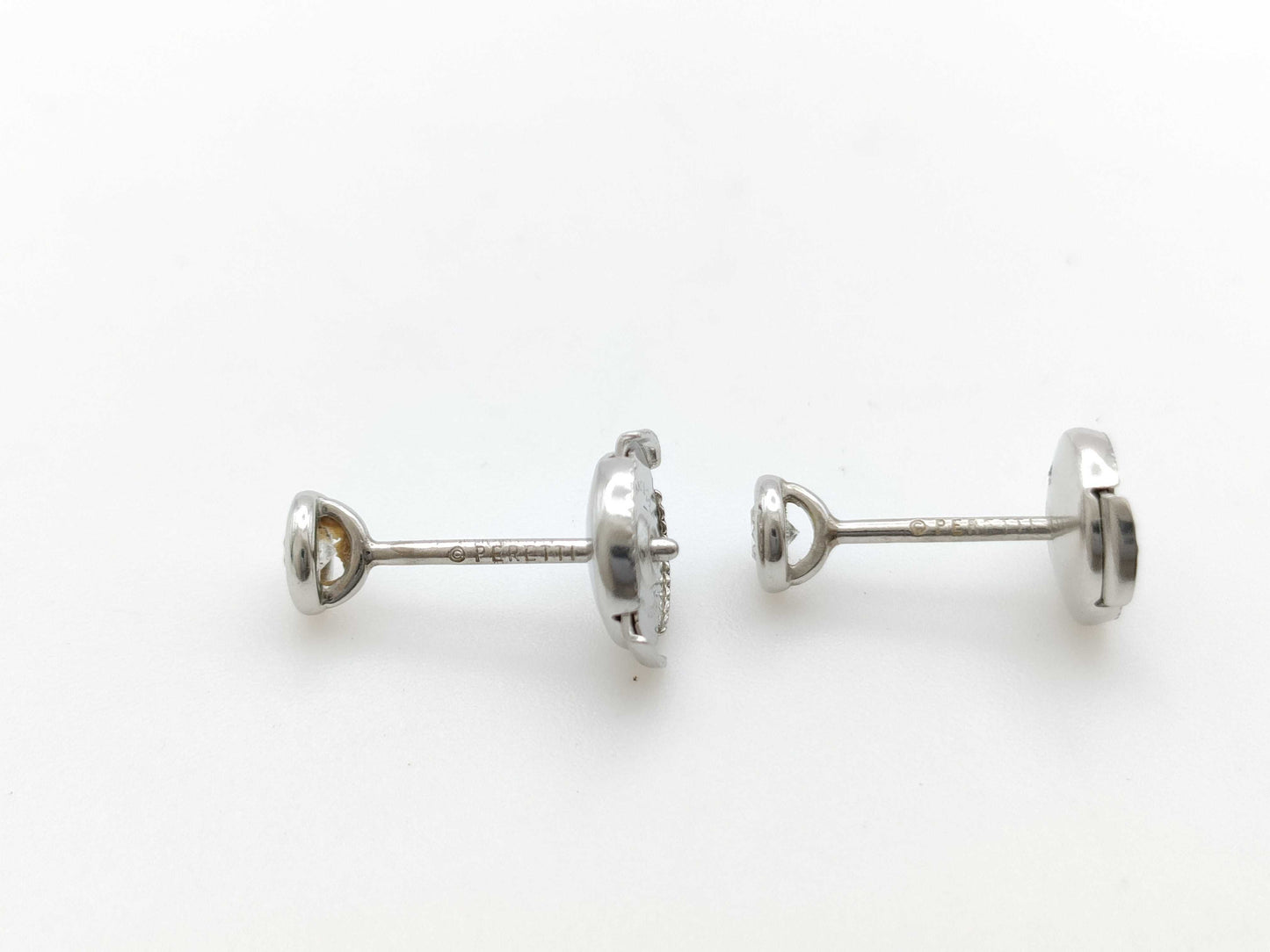 Tiffany & Co. By the Yard Diamond PT950 2.2g Earrings