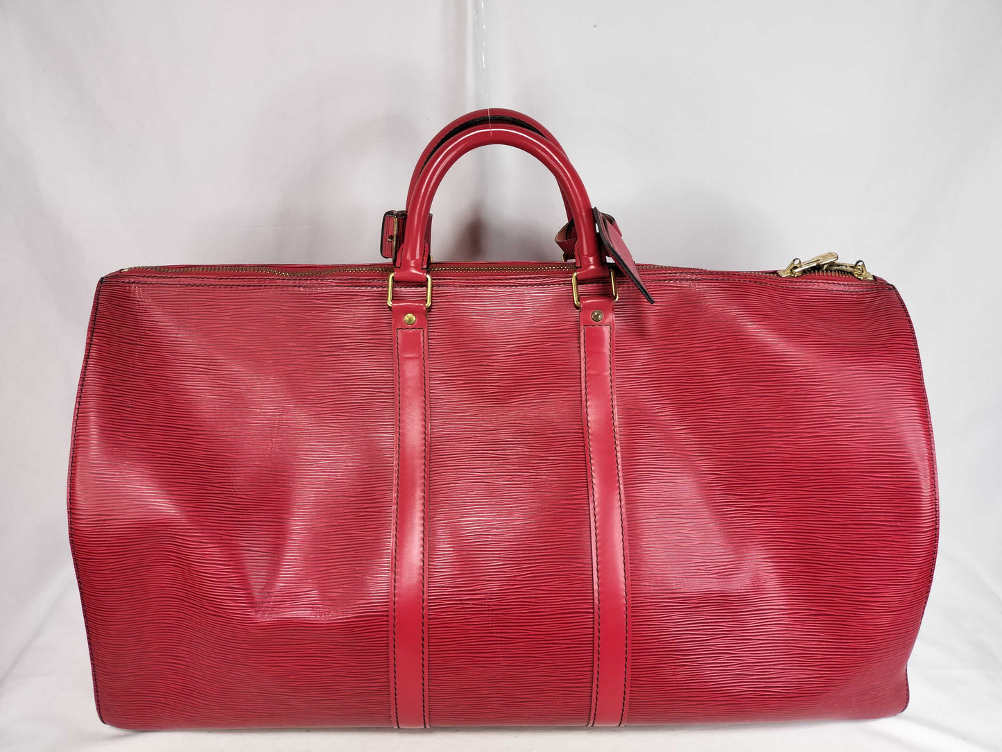 LOUIS VUITTON Epi Keepall 55 Boston Bag