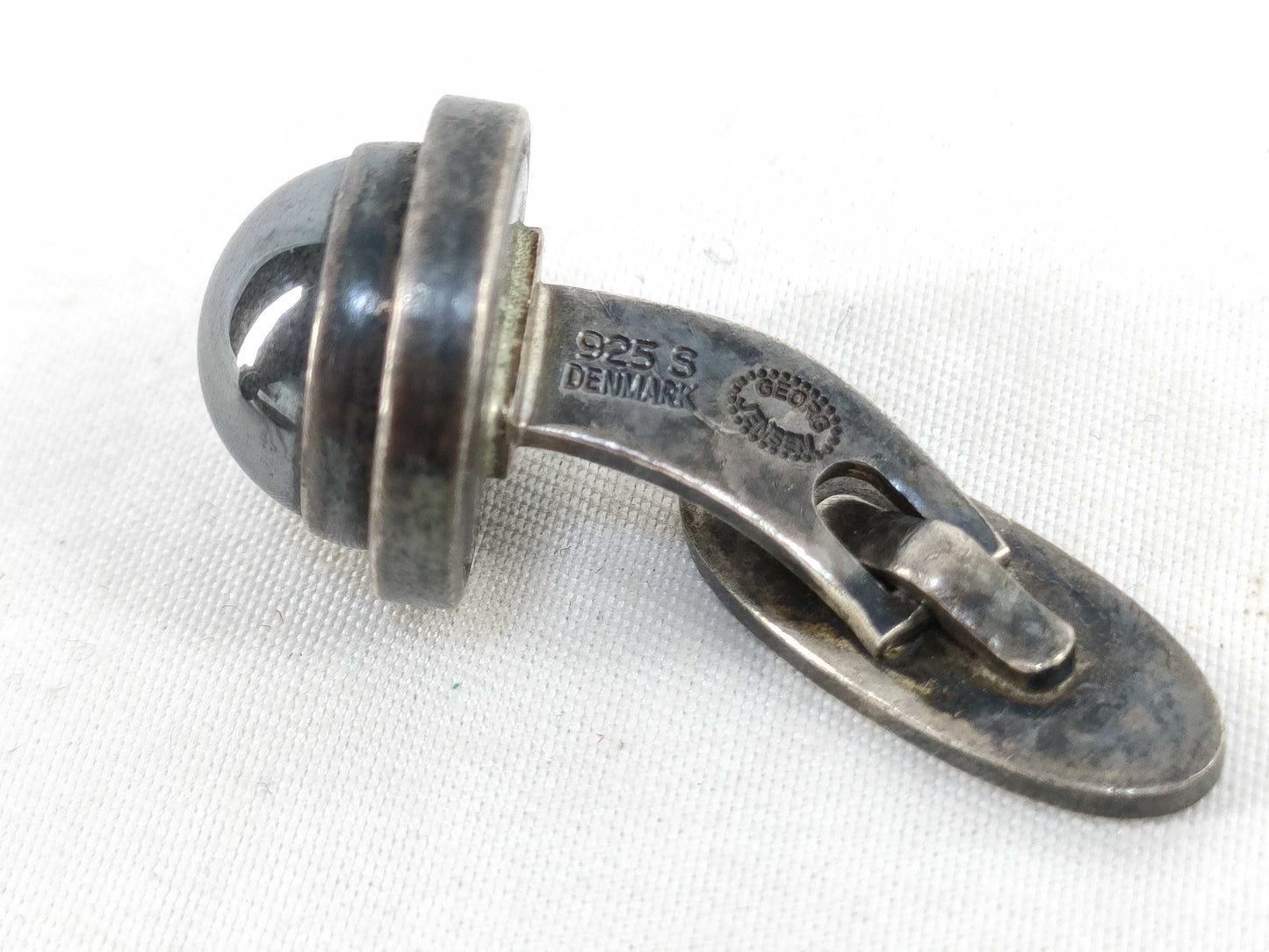 Georg Jensen Cufflinks, SV925, Approx. 16.4g, Tie Clip/Cufflinks