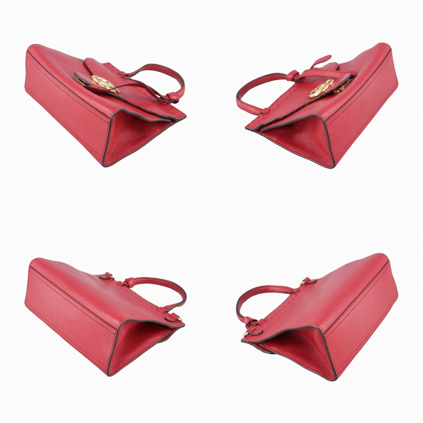 GUCCI GG Marmont Red Leather Shoulder Bag 442622I020144746