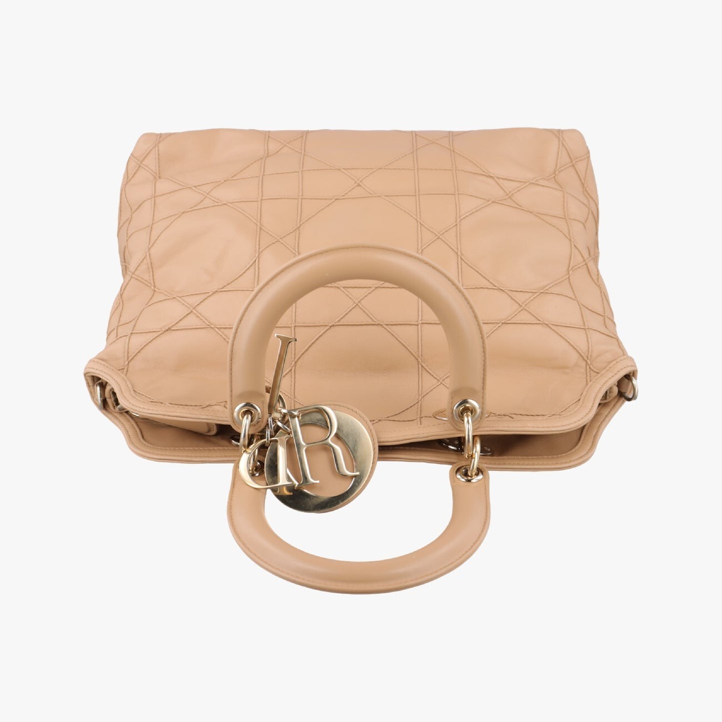 Granville Beige Lambskin 09-MA-0151 Shoulder Bag