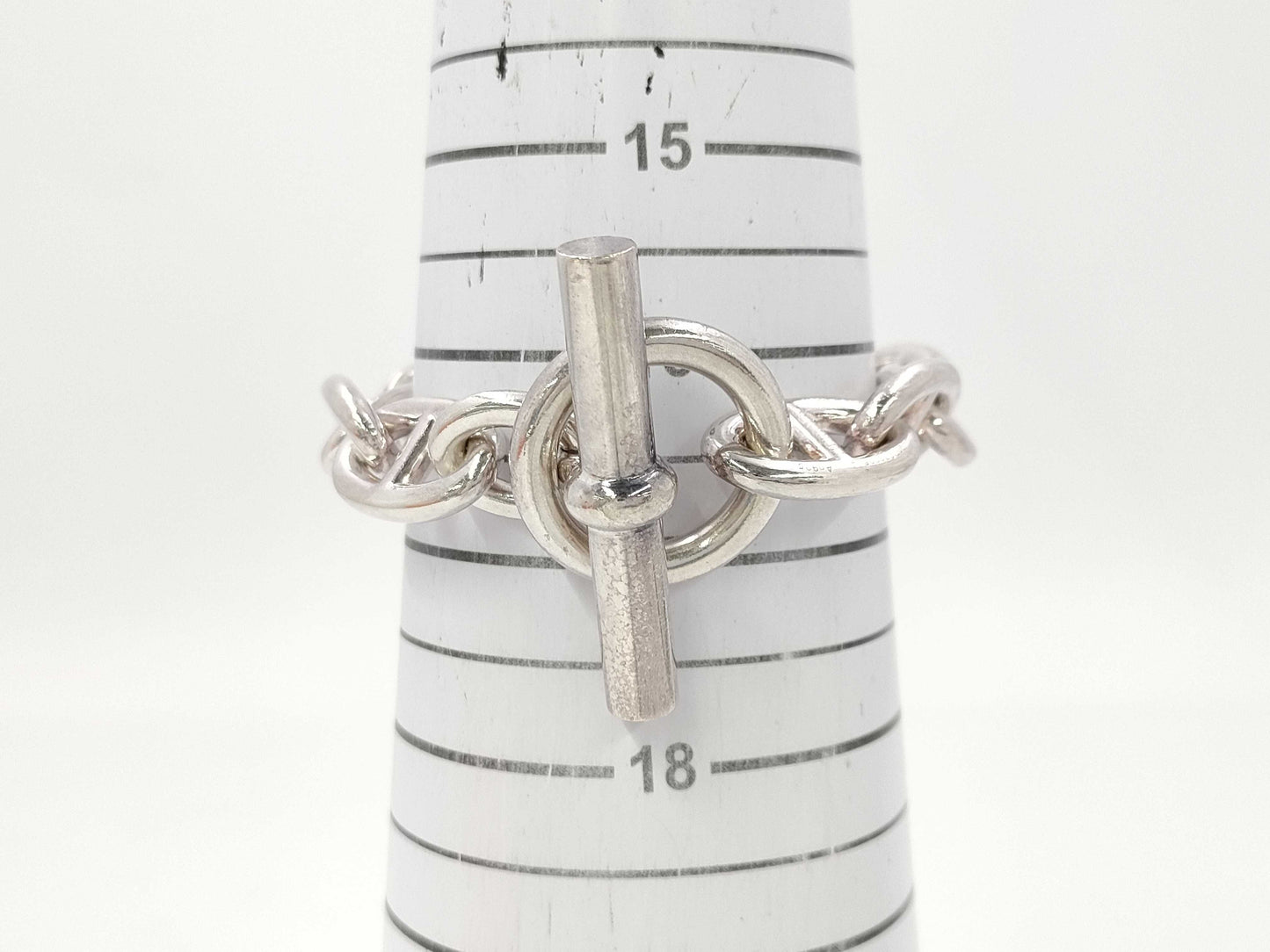 HERMES Chaine d'Ancre TGM Bracelet, 10 Links, 20D272236, Bracelet/Bangle