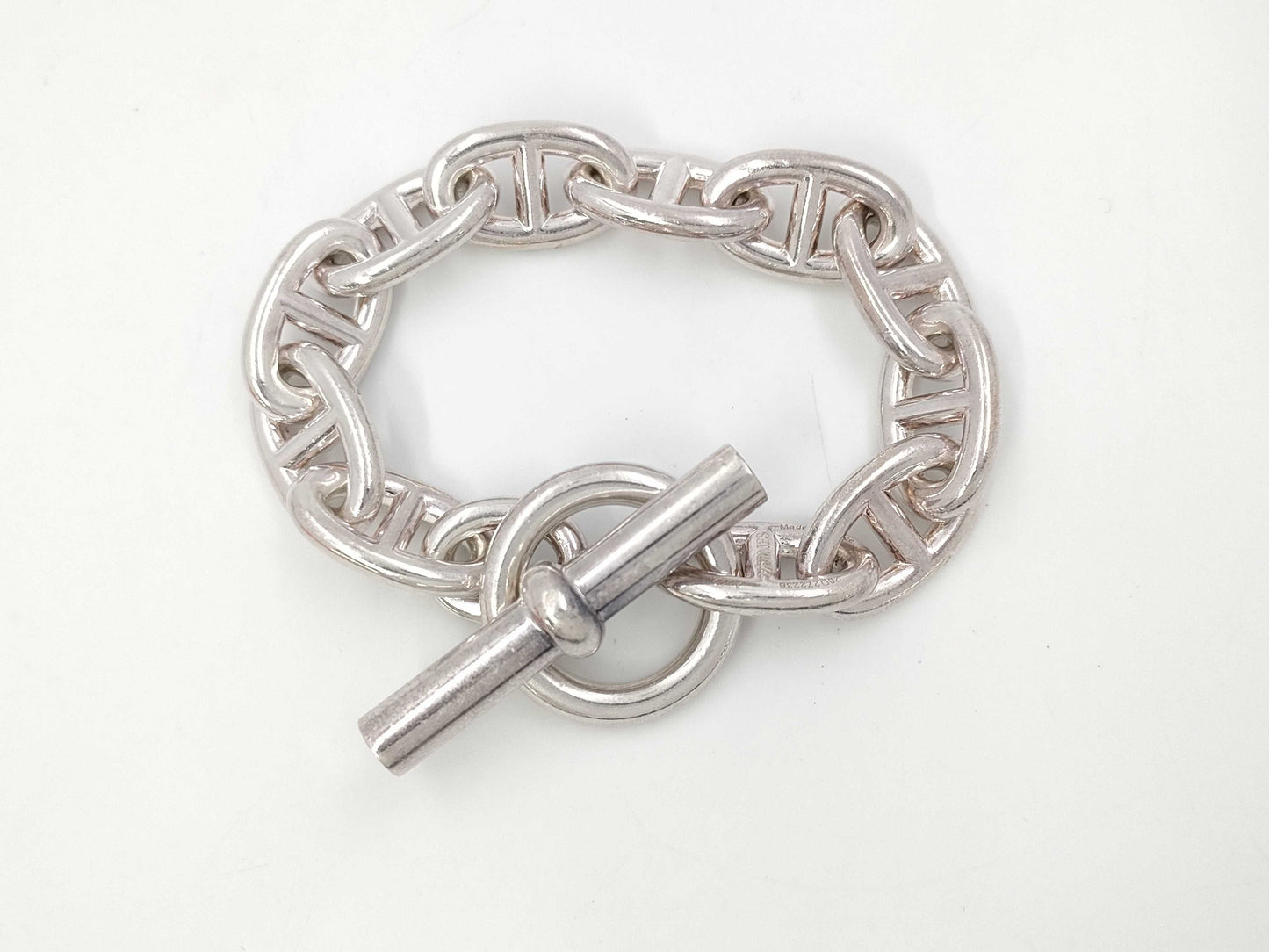 HERMES Chaine d'Ancre TGM Bracelet, 10 Links, 20D272236, Bracelet/Bangle