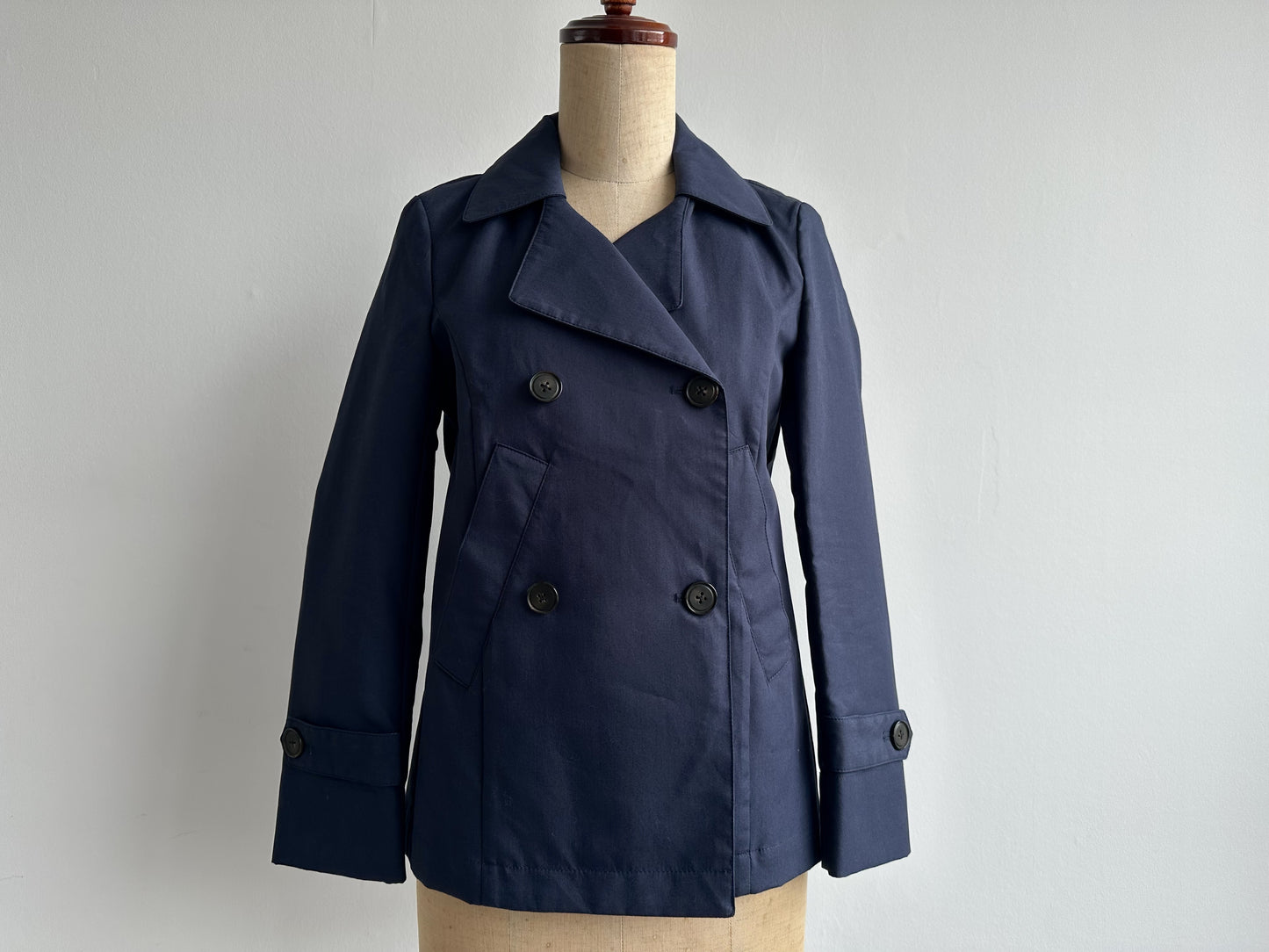GOLDEN GOOSE P-Coat Jacket, Navy, Size XS