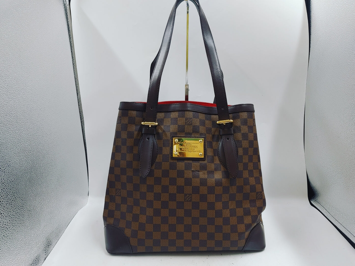 LOUIS VUITTON Damier Hampstead MM N51204 SP0067 PVC Brown Tote Bag
