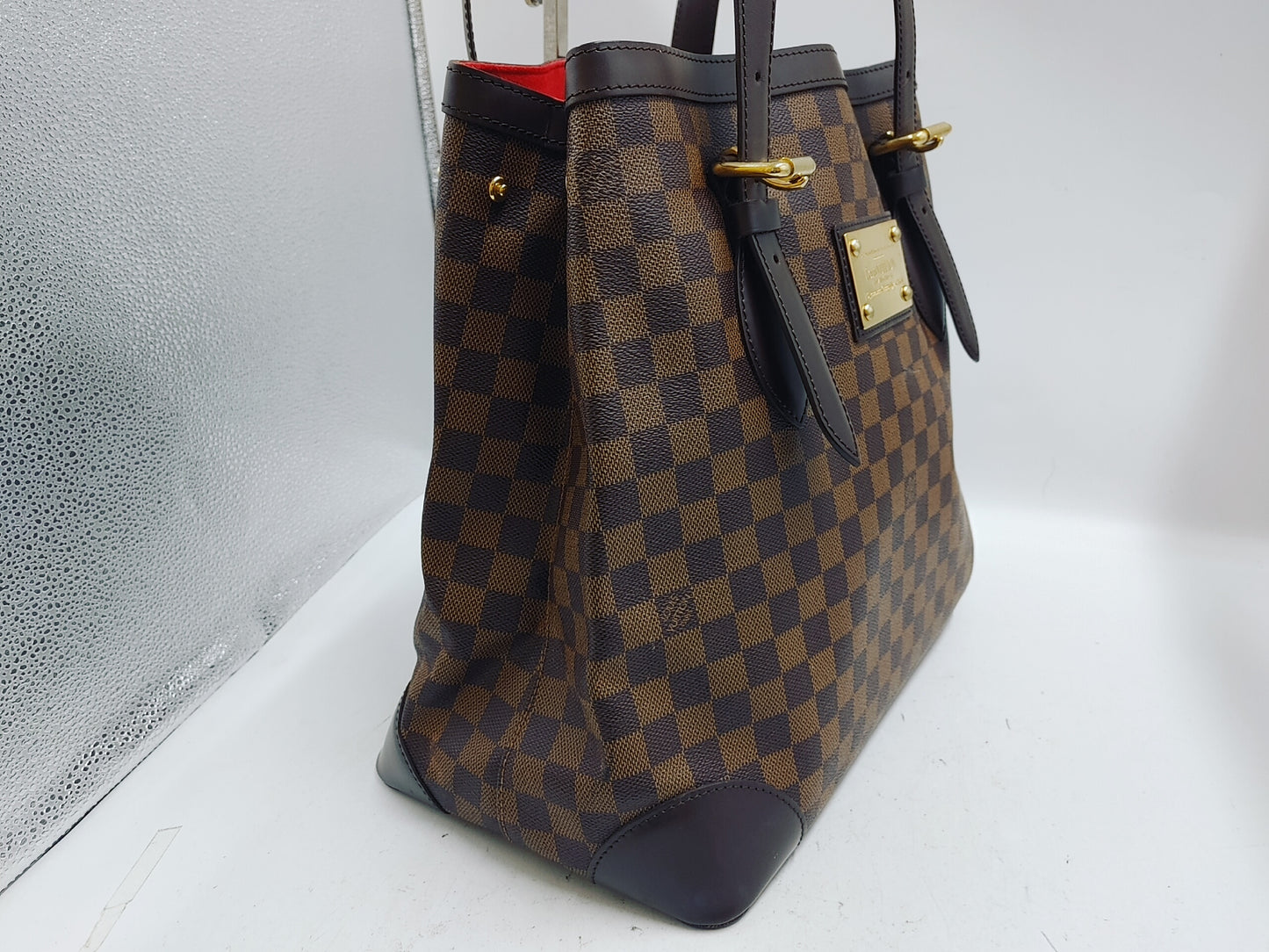 LOUIS VUITTON Damier Hampstead MM N51204 SP0067 PVC Brown Tote Bag