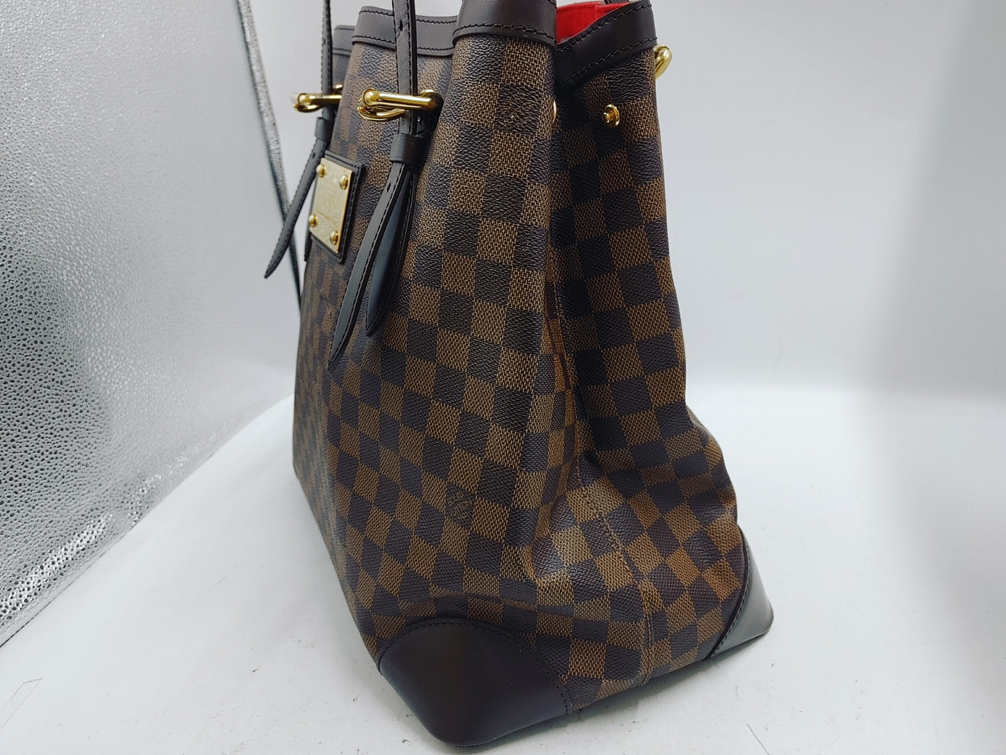LOUIS VUITTON Damier Hampstead MM N51204 SP0067 PVC Brown Tote Bag