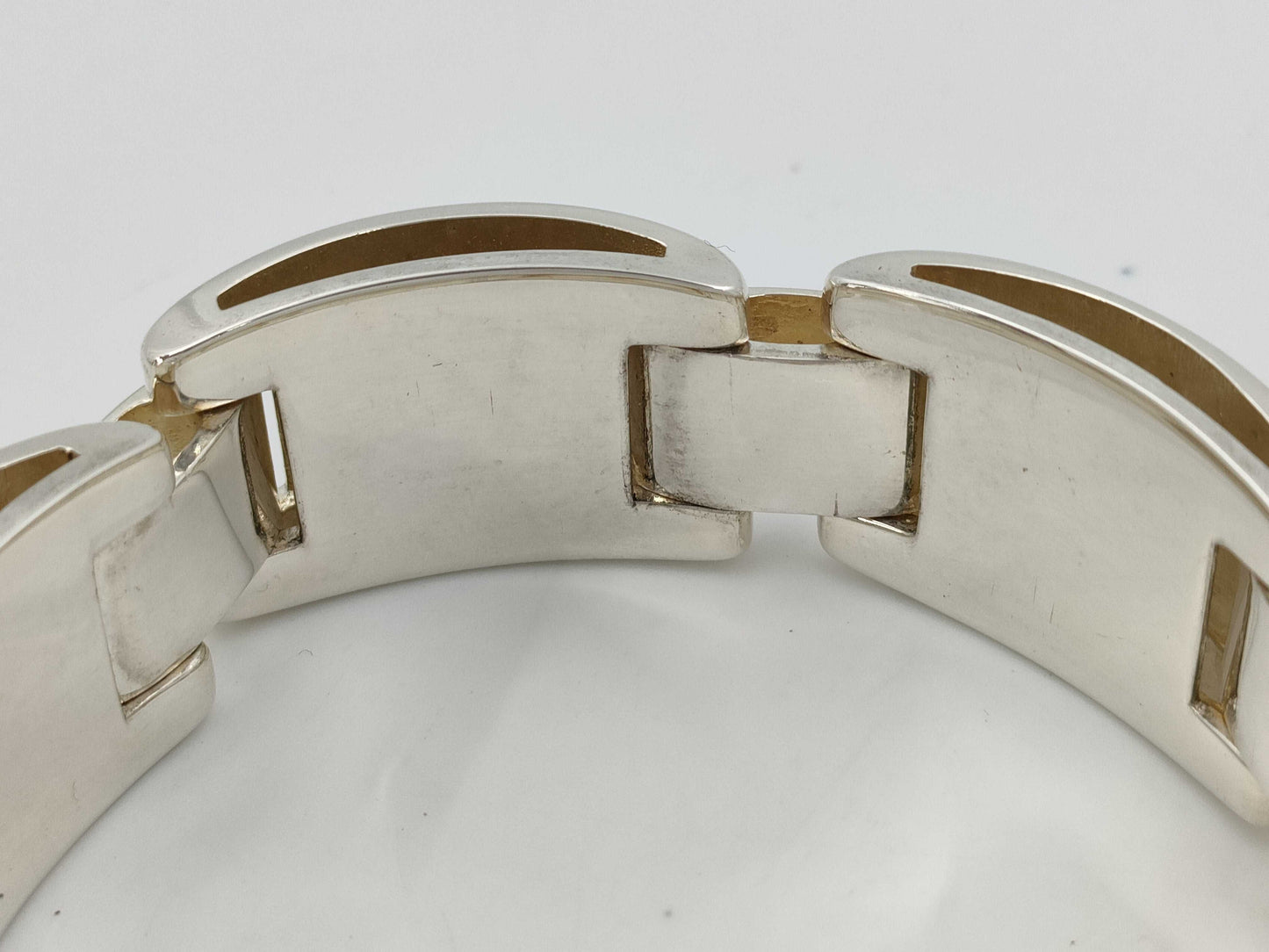 HERMES Luna Park Bracelet, 6 links, 925, 106.2g, Bracelet/Bangle
