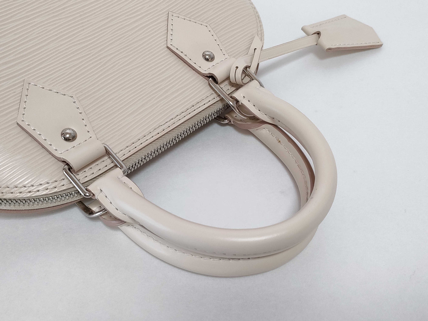 LOUIS VUITTON Epi LV Bag Epi Alma BB Leather Bag Handbag