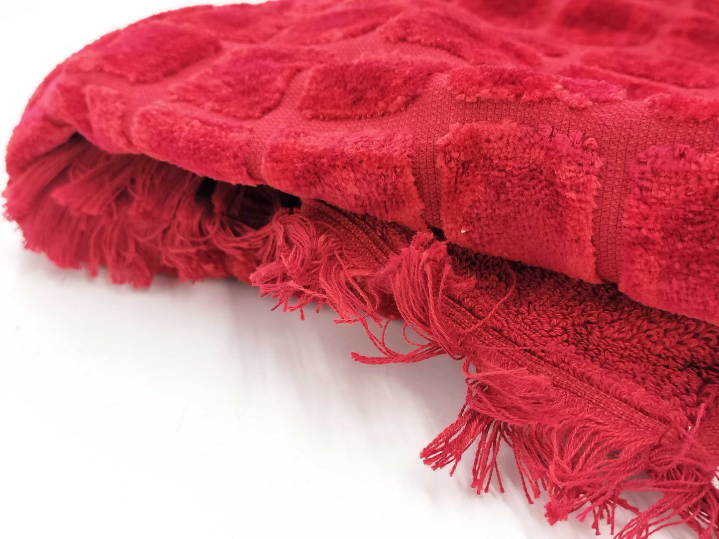 HERMES Towel Set, Red Gray, Daily Necessities