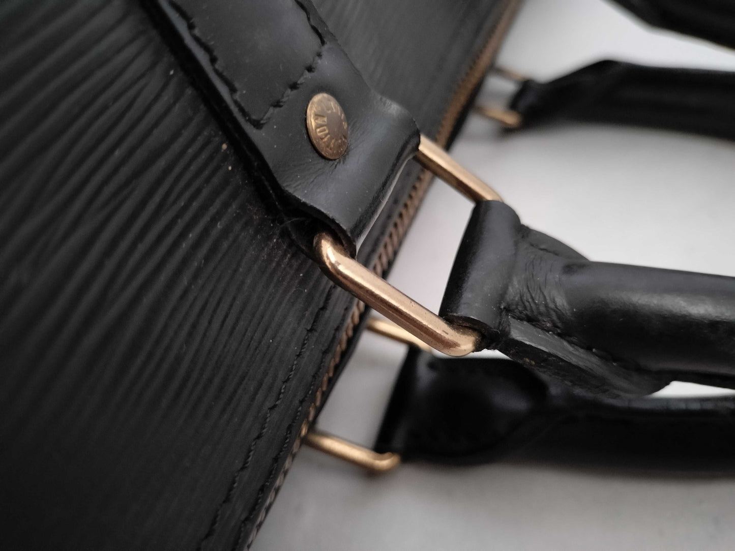 LOUIS VUITTON Epi Keepall 45 Noir Boston Bag M59062/VI1903