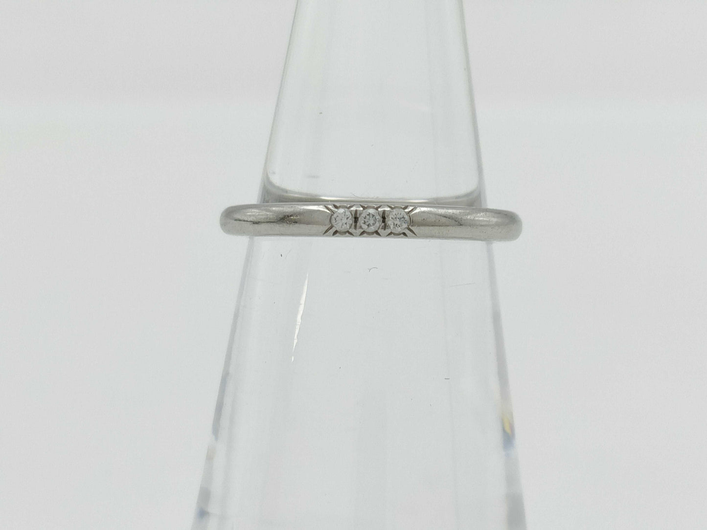 Tiffany & Co. Band 3PD PT950 3.2g Ring