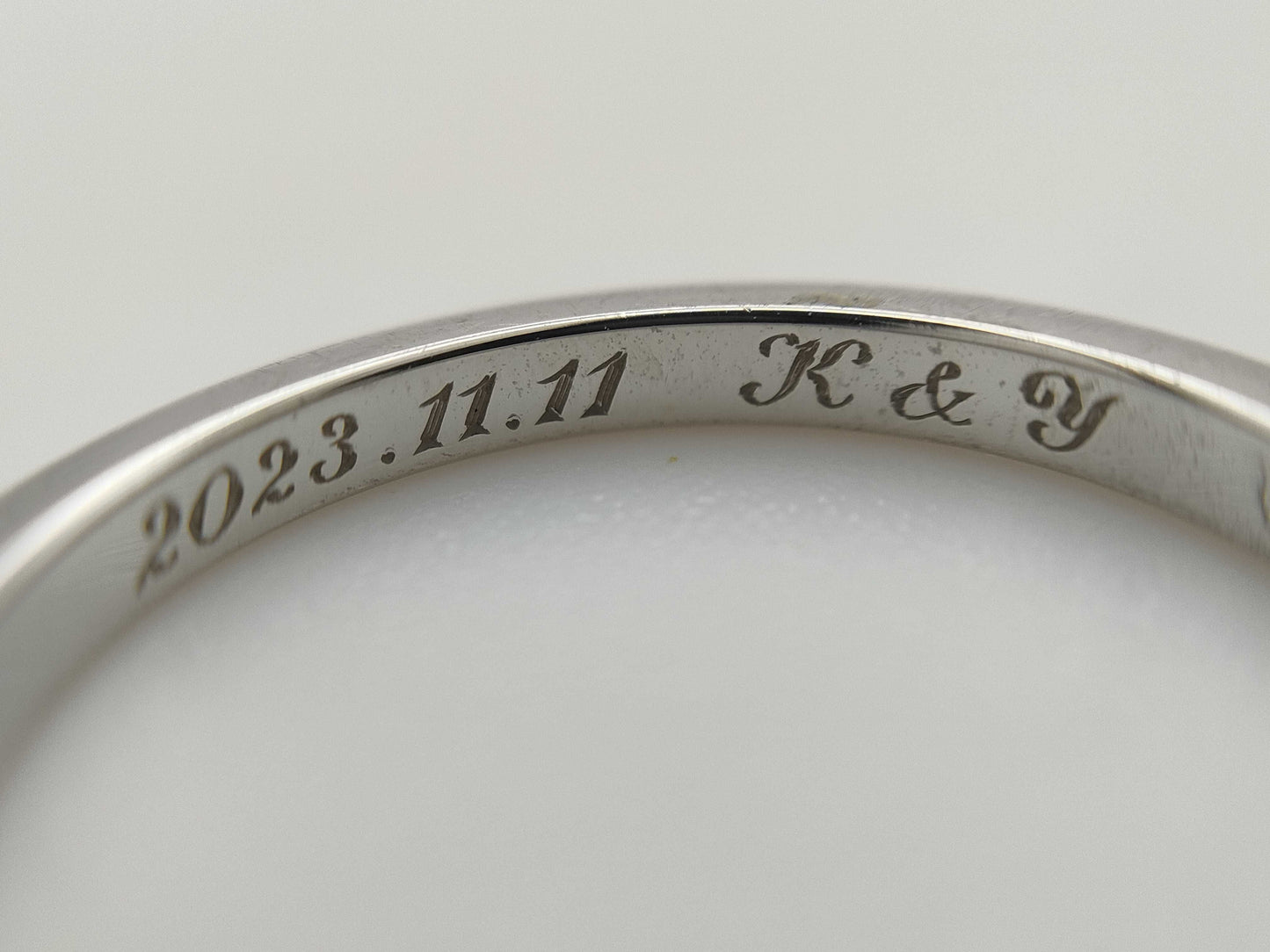 Tiffany & Co. Band 3PD PT950 3.2g Ring