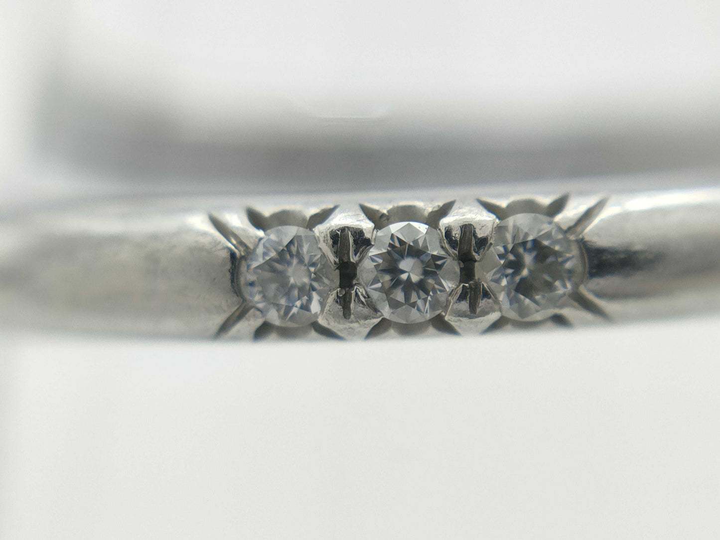 Tiffany & Co. Band 3PD PT950 3.2g Ring