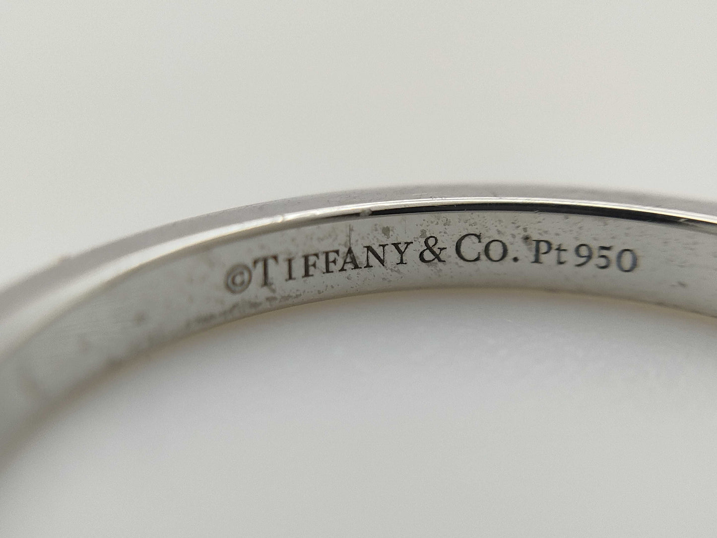 Tiffany & Co. Band 3PD PT950 3.2g Ring