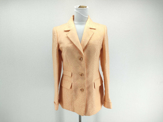 LOEWE All-Over Anagram Blazer Jacket, Size 38