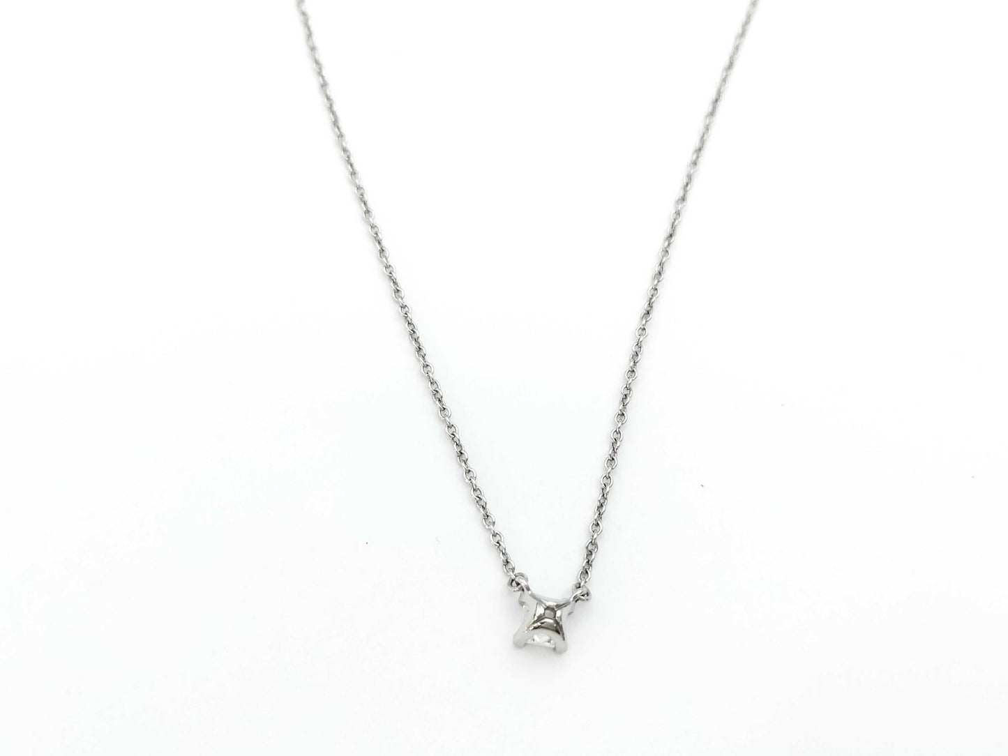 Tiffany & Co. Lucida 1PD PT950 2.4g Necklace