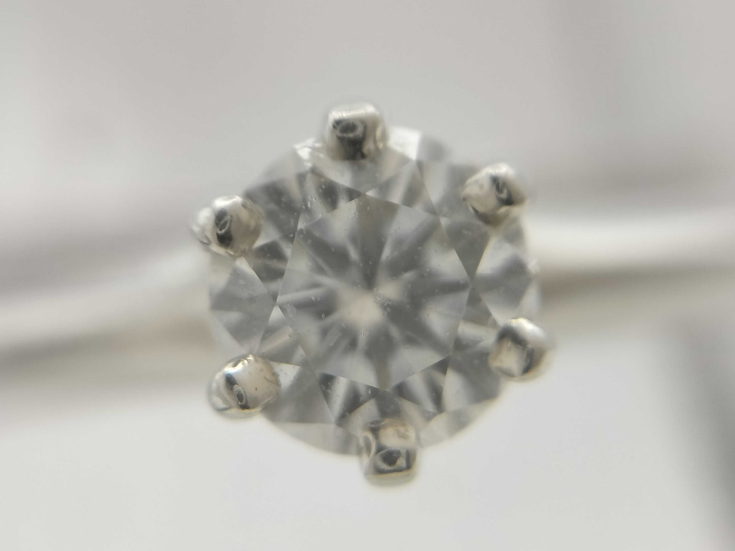 Tiffany & Co. Solitaire D0.23ct PT950 3.2g Ring