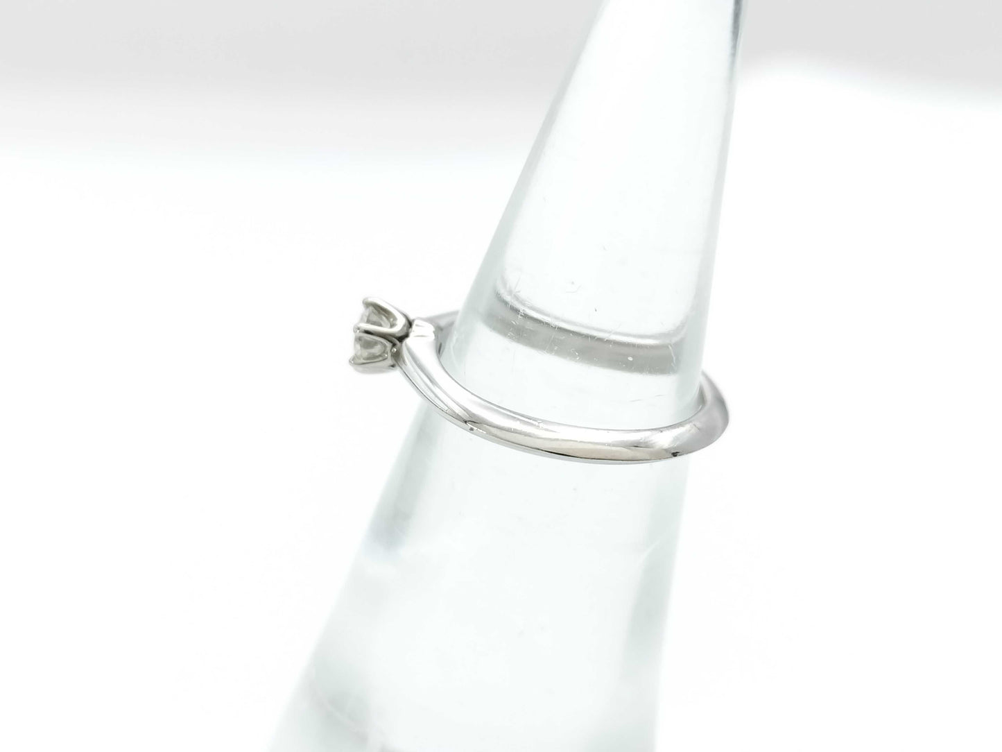 Tiffany & Co. Solitaire D0.23ct PT950 3.2g Ring