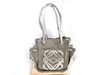 LOEWE Loewe Anagram Silver Mini Handbag