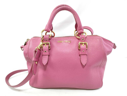 Miu Miu Miu 2-way bag pink handbag