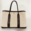 HERMES Garden Party TPM Toile H Beige Engraved Large W30 Tote Bag