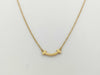 Tiffany & Co. T Smile Mini YG Au750 2.2g Necklace