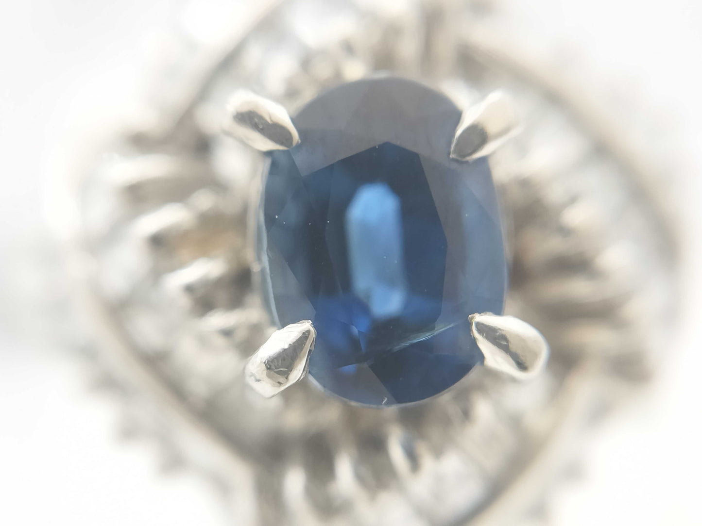 S 0.73ct D 0.60ct PT900 6.5g Ring