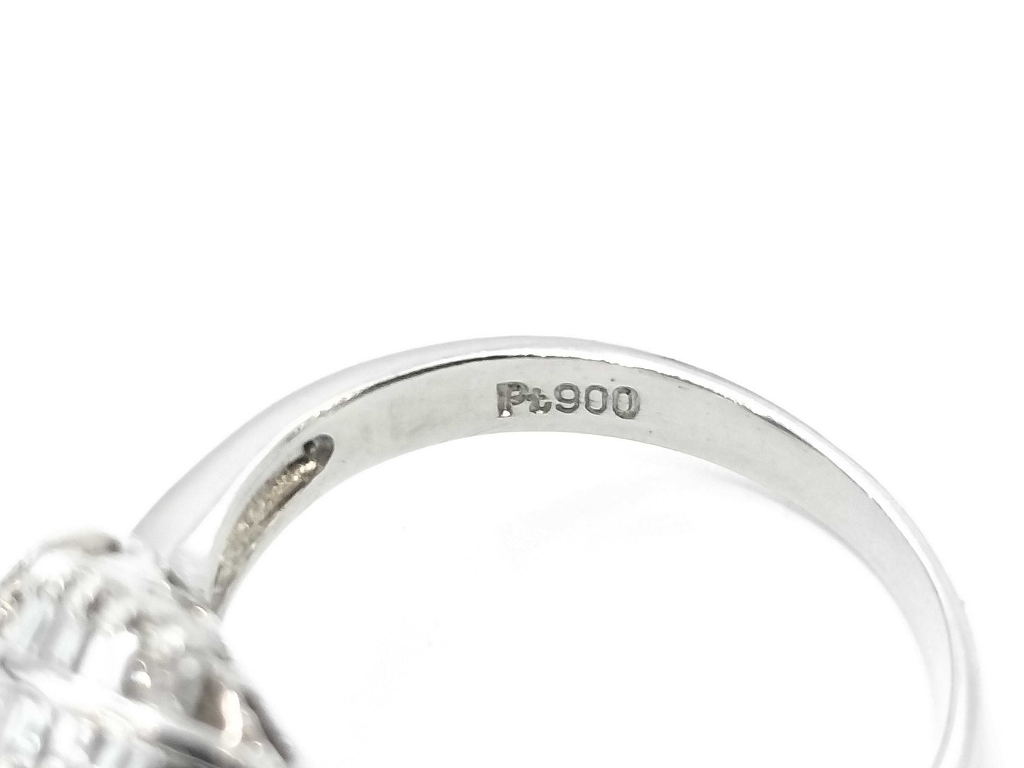 S 0.73ct D 0.60ct PT900 6.5g Ring