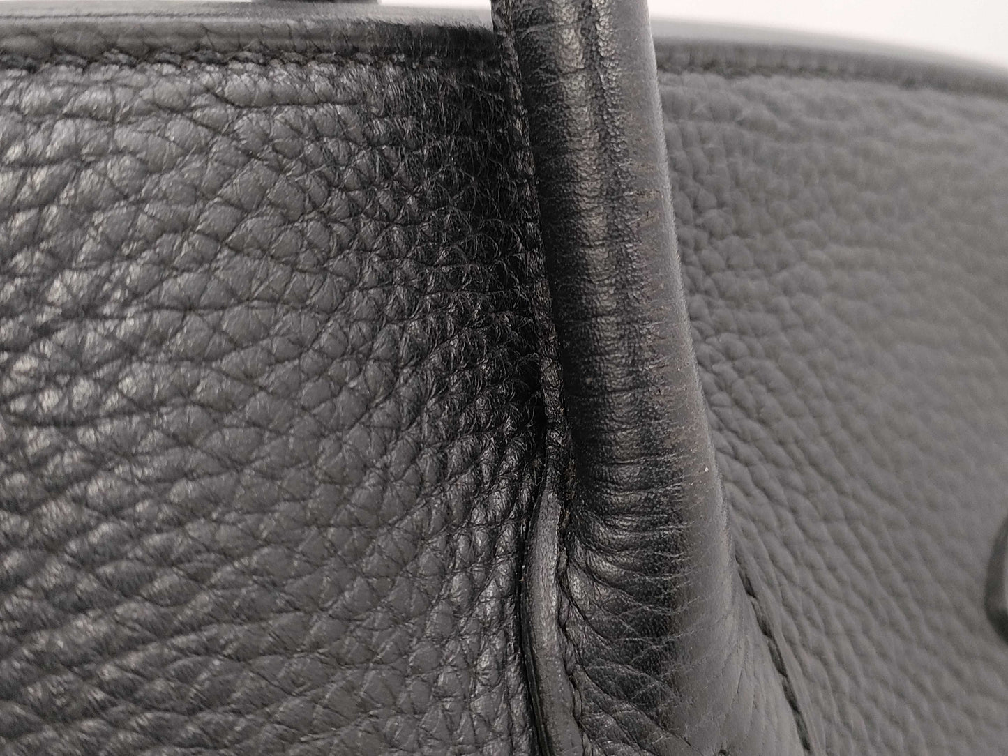 HERMES Birkin 35 Taurillon Black with Silver Hardware, Handbag
