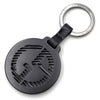 GIORGIO ARMANI Men's Key Ring with Logo and Bag Charm, Black, Y2R424