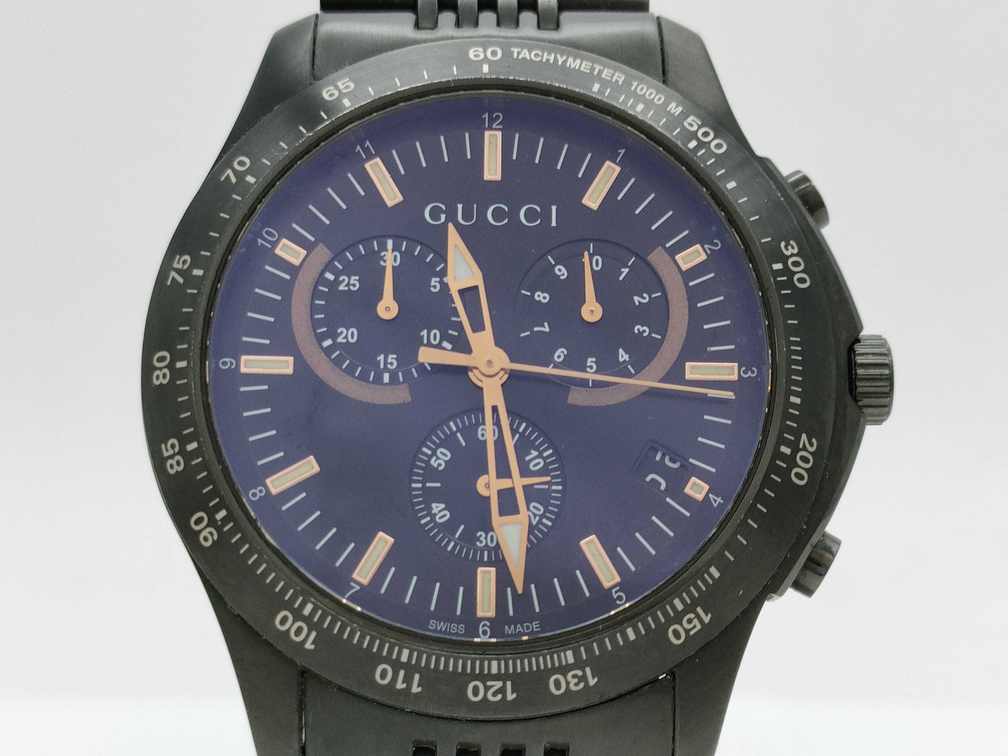 GUCCI 126.2 15111053 Quartz Black Dial Unoperated Men's Watch