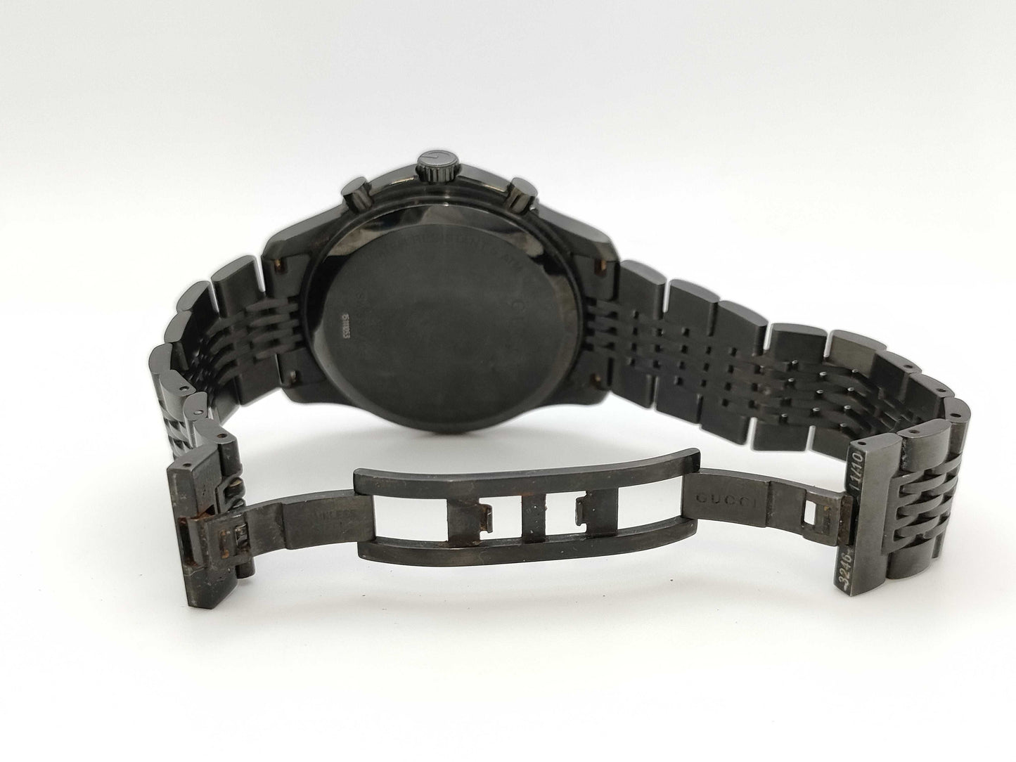 GUCCI 126.2 15111053 Quartz Black Dial Unoperated Men's Watch