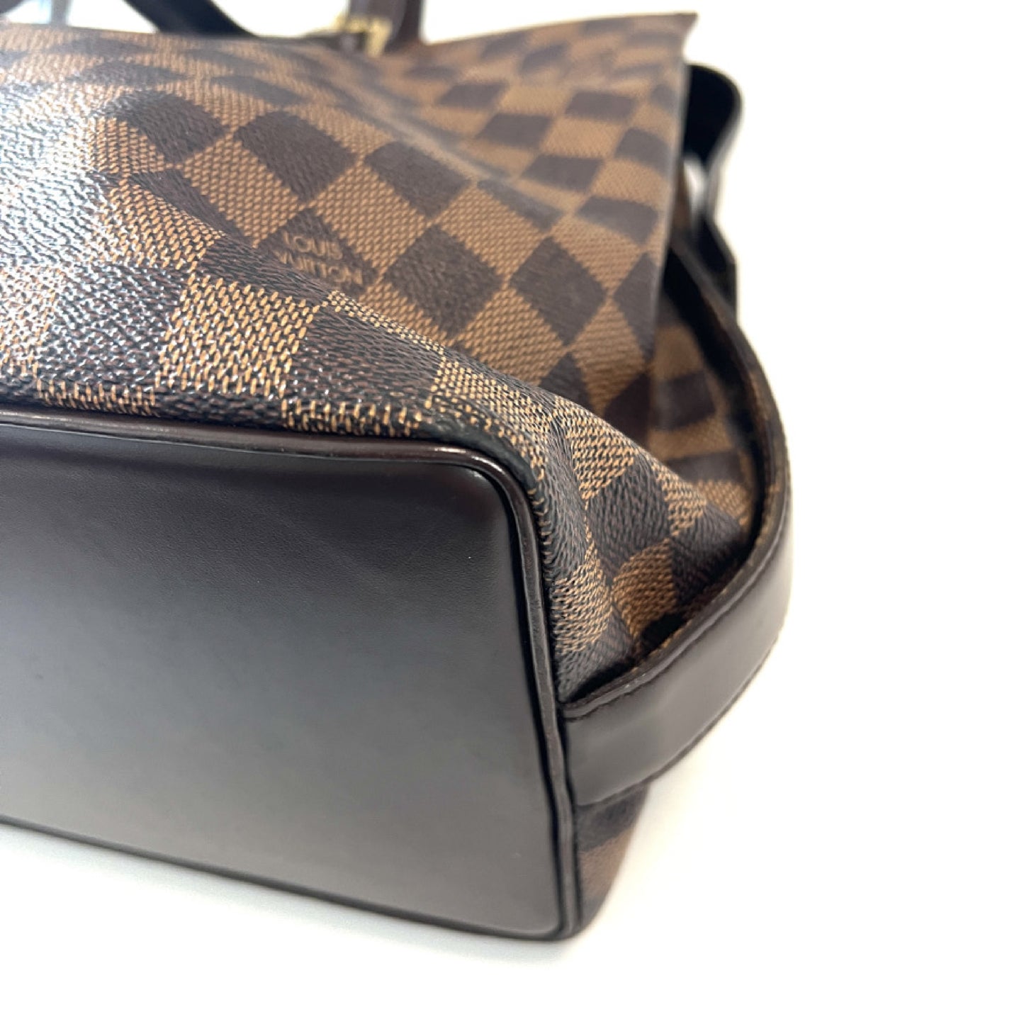 LOUIS VUITTON Chelsea Damier Ebene Tote Brown N51119 Shoulder Bag