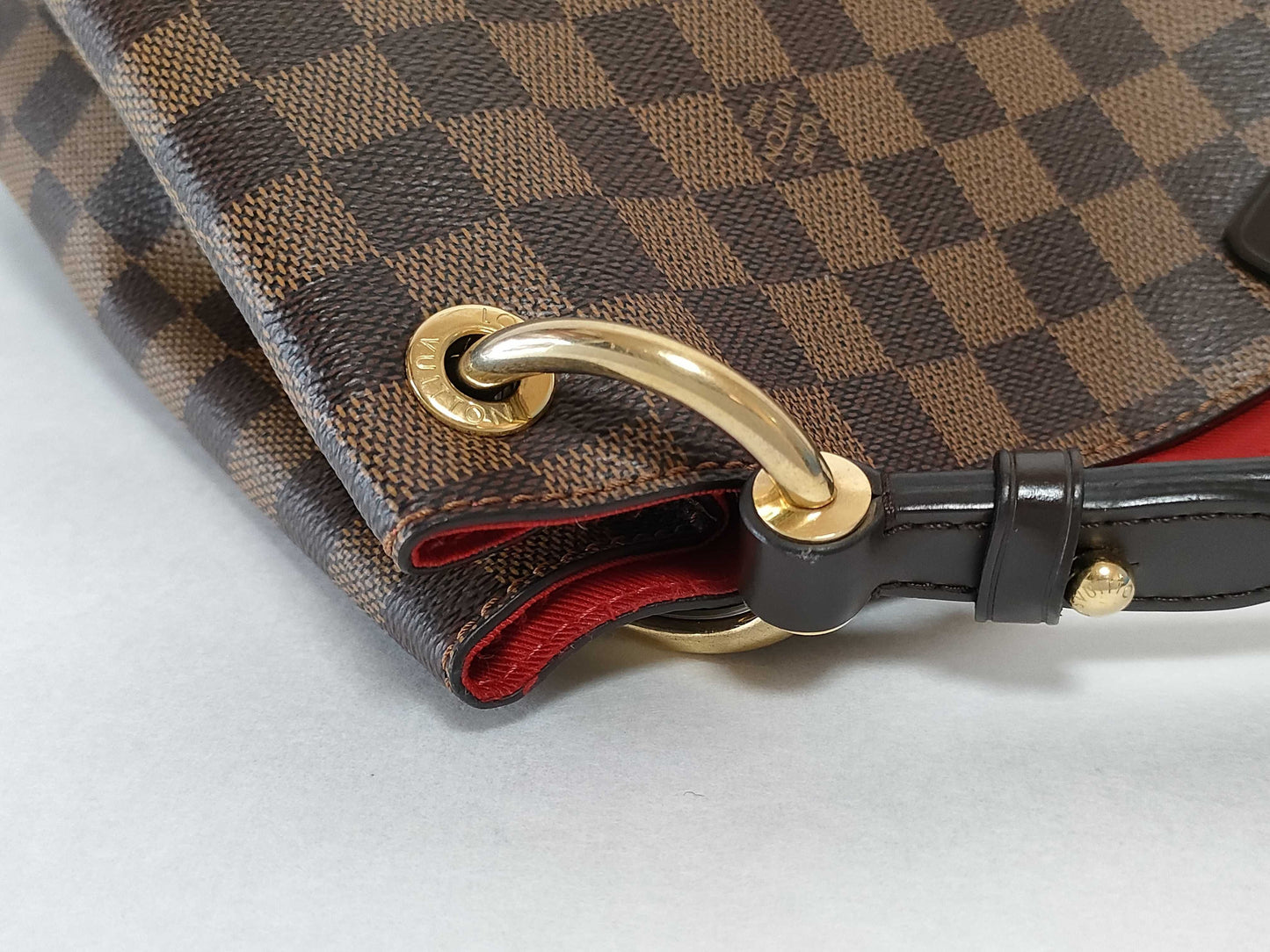 LOUIS VUITTON Damier Graceful PM Shoulder Bag