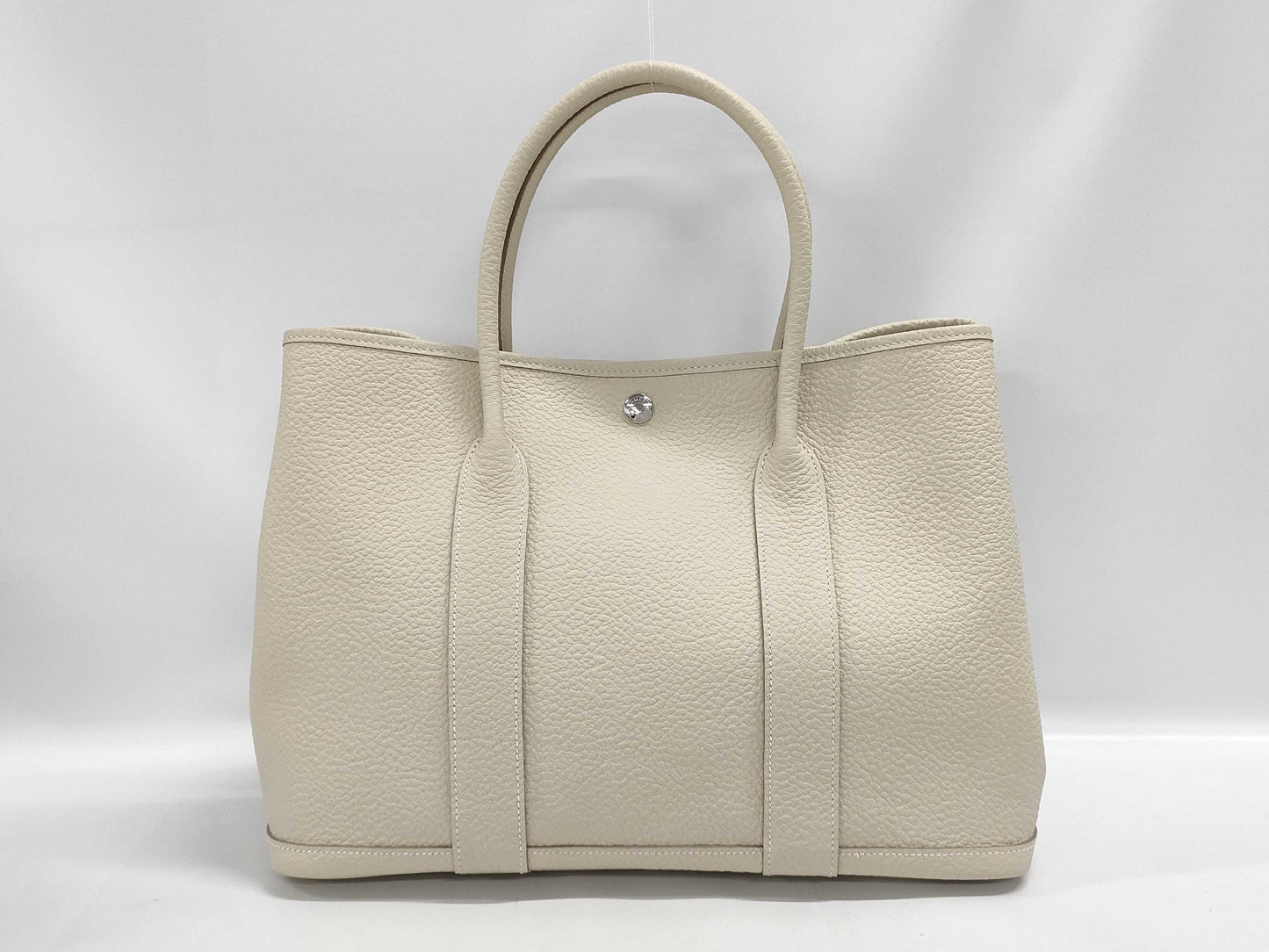 HERMES Garden Party MM C Stamp Tote Bag